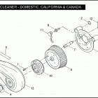 FLSTFSE2 1PNF CVO FAT BOY (2006) AIR CLEANER - DOMESTIC, CALIFORNIA, & CANADA