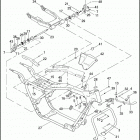 FLHTCI 1FFW ELECTRA GLIDE CLASSIC (2006) FRAME, REAR FORK & JIFFY STAND