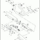 VRSCA 1HAZ VRSCA V-ROD (2006) EXHAUST SYSTEM - VRSCA