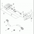 FLHTCUSE 1PRE CVO ULTRA CLASSIC (2006) Задний фонарь