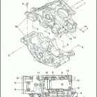 VRXSE 7RC7 CVO VR DESTROYER (2006) CRANKCASE - UPPER & LOWER