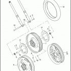 VRSCA 1HAZ VRSCA V-ROD (2006) Переднее колесо