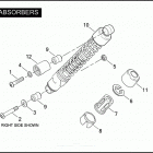 XL1200L 1CWP SPORTSTER 1200 LOW (2006) SHOCK ABSORBERS