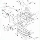 FLHTCUSE 1PRE CVO ULTRA CLASSIC (2006) TRANSMISSION HOUSING & OIL TANK