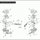 FLHTPI 1FMW ELECTRA GLIDE STANDARD POLICE (2006) HANDLEBAR SWITCHES
