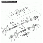 FXSTD 1BSY SOFTAIL DEUCE (2006) TRANSMISSION GEARS