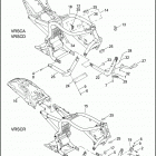 VRSCA 1HAZ VRSCA V-ROD (2006) FRAME & JIFFY STAND