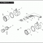 FLHTPI 1FMW ELECTRA GLIDE STANDARD POLICE (2006) INSTRUMENTS - FLHTPI