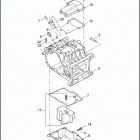 FXDWGI 1GP1 DYNA WIDE GLIDE (2006) TRANSMISSION HOUSING & OIL TANK