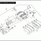 XL1200L 1CWP SPORTSTER 1200 LOW (2006) Передний суппорт