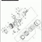 VRSCSE2 1PPG CVO V-ROD (2006) PISTONS & CRANKSHAFTS