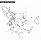 VRXSE 7RC7 CVO VR DESTROYER (2006) FRAME & SIDE STAND
