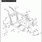 FXSTD 1BSY SOFTAIL DEUCE (2006) FRAME & JIFFY STAND