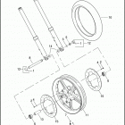 VRSCSE2 1PPG CVO V-ROD (2006) Переднее колесо