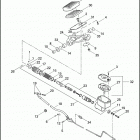 FLHTCUSE 1PRE CVO ULTRA CLASSIC (2006) Тормозной цилиндр задний