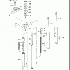 FXSTD 1BSY SOFTAIL DEUCE (2006) FRONT FORK - FXSTD / I