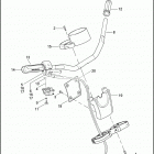 VRSCSE2 1PPG CVO V-ROD (2006) HANDLEBAR & THROTTLE CONTROL
