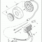 XL1200L 1CWP SPORTSTER 1200 LOW (2006) ALTERNATOR & REGULATOR