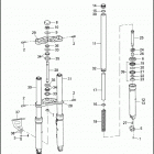 VRXSE 7RC7 CVO VR DESTROYER (2006) Передняя вилка