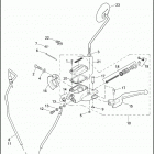 VRSCA 1HAZ VRSCA V-ROD (2006) Привод управления сцеплением