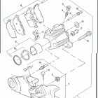 XL1200L 1CWP SPORTSTER 1200 LOW (2006) Задний суппорт