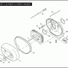 XL1200L 1CWP SPORTSTER 1200 LOW (2006) AIR CLEANER & ENRICHENER