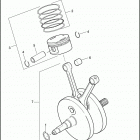FXDWGI 1GP1 DYNA WIDE GLIDE (2006) PISTONS & FLYWHEEL ASSEMBLY - TWIN CAM 88 ™