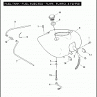 FLHRI 1FBW ROAD KING (2006) FUEL TANK, FUEL INJECTED - FLHRI, FLHRCI & FLHRSI