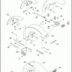 FXSTD 1BSY SOFTAIL DEUCE (2006) FRONT FENDER - FXST / I, B / I, D / I, & FLST / I, C / I...