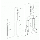 FLHTCI 1FFW ELECTRA GLIDE CLASSIC (2006) FRONT FORK - LEFT & RIGHT (FAIRING MODELS)