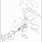 FLHTCI 1FFW ELECTRA GLIDE CLASSIC (2006) WINDSHIELD, FAIRING & HEADLAMP - FLHT & FLHX