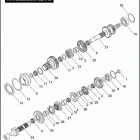 XL1200L 1CWP SPORTSTER 1200 LOW (2006) TRANSMISSION GEARS