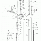 FXSTB 1BTY NIGHT TRAIN (2006) FRONT FORK - FXST / I & FXSTB / I