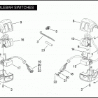 FXDWGI 1GP1 DYNA WIDE GLIDE (2006) HANDLEBAR SWITCHES