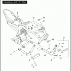 VRSCSE2 1PPG CVO V-ROD (2006) FRAME & JIFFY STAND