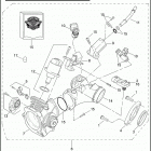 FXDCI 1GVW DYNA SUPER GLIDE CUSTOM (2005) INDUCTION MODULE - FUEL INJECTED