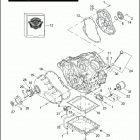VRSCSE 1PMG CVO V-ROD (2005) COVERS, OIL PAN / FILTER / PICKUP