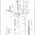 FXDWGI 1GPW DYNA WIDE GLIDE (2005) FRONT FORK - FXDWG / I