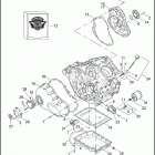 VRSCA 1HAZ VRSCA V-ROD (2005) COVERS, OIL PAN / FILTER / PICKUP