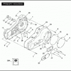 FXDC 1GTV DYNA SUPER GLIDE CUSTOM (2005) PRIMARY HOUSING