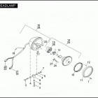 FLSTFSE 1PLF CVO FAT BOY (2005) Фара