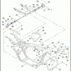 FLHTCSE2 1PKE CVO ELECTRA GLIDE (2005) FRAME, REAR FORK & JIFFY STAND