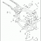 FXDC 1GTV DYNA SUPER GLIDE CUSTOM (2005) FRAME & JIFFY STAND