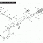XL883C 4CJM SPORTSTER 883 CUSTOM (2005) SHIFTER - 883C / 1200C