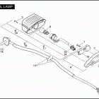 XL883C 4CJM SPORTSTER 883 CUSTOM (2005) Задний фонарь