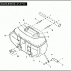 FLSTCI 1BWB HERITAGE SOFTAIL CLASSIC (2005) SADDLEBAGS - FLSTC / I