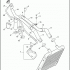 VRSCA 1HAZ VRSCA V-ROD (2005) COOLANT HOSES  /  BOTTLE