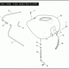 FLHTPI 1FMW ELECTRA GLIDE STANDARD POLICE (2005) FUEL TANK - FUEL INJECTED FLHTPI