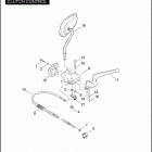 FXDC 1GTV DYNA SUPER GLIDE CUSTOM (2005) Привод управления сцеплением