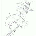 FLSTSC 1BRY SPRINGER CLASSIC (2005) FRONT FENDER - FLSTSC / I